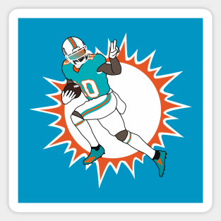 tyreek, peace up and miami Sticker